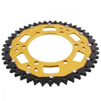 Kettenrad Alu Gold 46-ZäHne 520-Teilung FüR Kawasaki ZR 550 B Zephyr 1991-1999