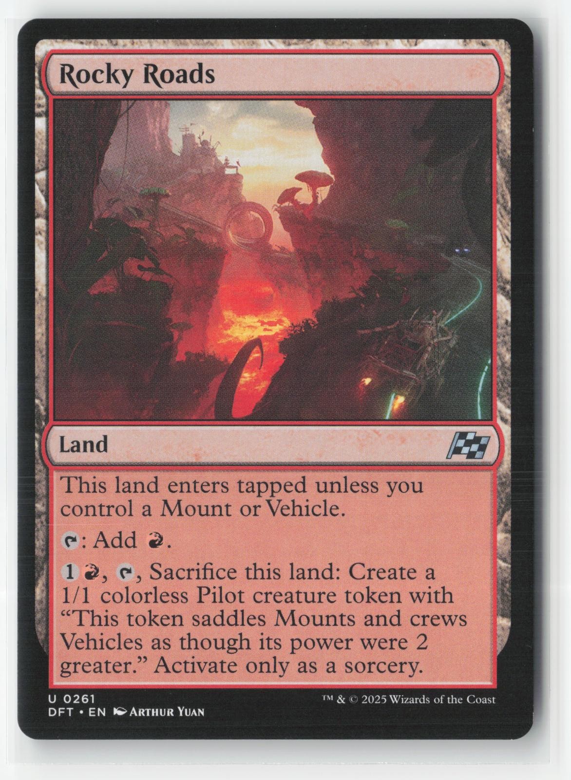 Rocky Roads 261 Uncommon Aetherdrift Magic: The Gathering Near Mint