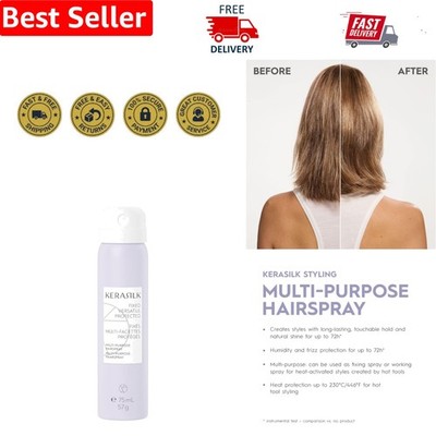 KERASILK  Multi-Purpose Hairspray - Touchable Hold & Heat Protection 1.9oz