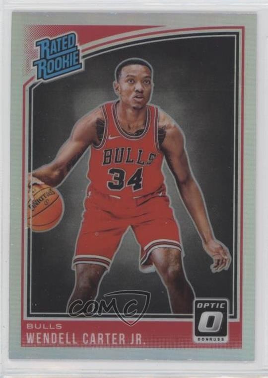 2018-19 Panini Donruss Optic Rated Rookie Holo Prizm Wendell Carter Jr #170 0b0