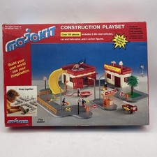 1980's Majokit Fire Station Construction Playset InComplete France