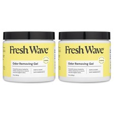 Fresh Wave Lemon Odor Removing Gel, 15 oz., Pack 15 fl oz Pack of 2 , Yellow