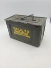 WW2 US Army Military 50 Cal. M2 Ammunition Ammo Box Can U S Flaming Bomb