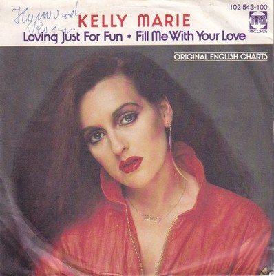 -1231- Kelly Marie - Loving Just For Fun -7''-Vinyl-Single- vg++