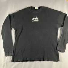 Compton Magic Basketball Shirt Mens 3XL Black Long Sleeve Crewneck USA JK Star