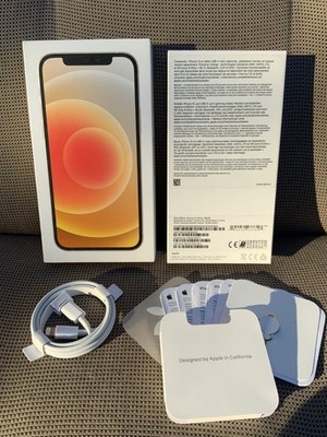 OVP Original Appel iPhone 12, White 256 GB Verpackung Leerbox Karton Schachtel #