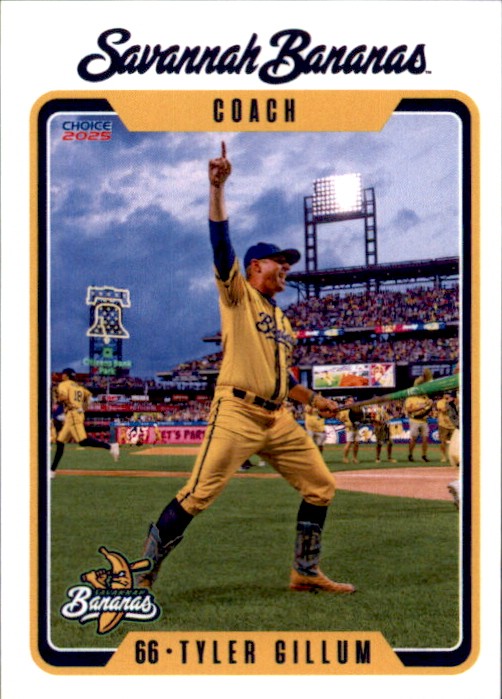 2025 Savannah Bananas Choice #26 Tyler Gillum - NM Baseball