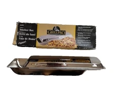 GrillPro Chromed Steel Smoker Box 00100 for Gas BBQ