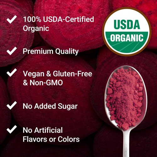 new Force Factor Total Beets Organic Powder–Unflavored, Circulation, 60 Servings - Picture 2 of 12