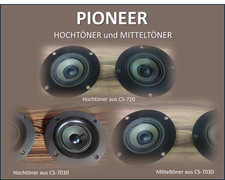 Pioneer Hoch- und Mitteltöner aus  CS-7030 u...