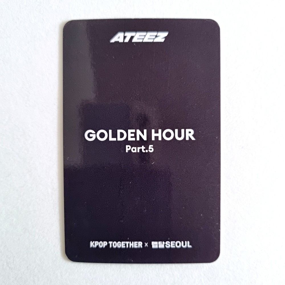 ATEEZ 14th Mini Golden Hour Part.5 MapdalSeoul Lucky Draw