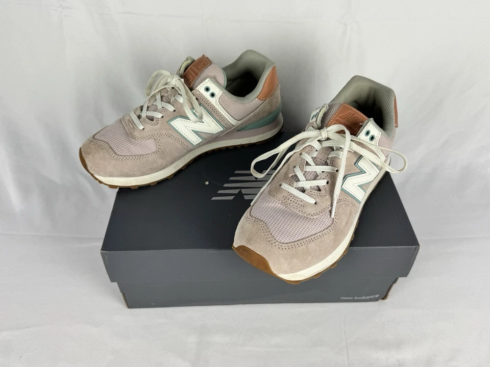 Zapatillas deportivas New Balance 574 Beach Cruiser rosa espacial para mujer talla 9 WL574BCN EN MUY BUENA CONDICIÓN Foto 4 de 4