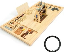 WOOD CITY Baseplate Table - Building Block Activity Table with Storage for Kids