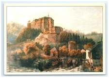 Vintage Esky Ternberk Castle Czech Republic Postcard