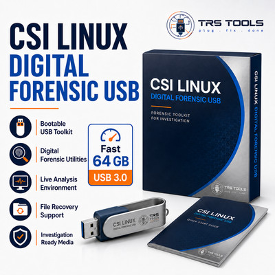 CSI Linux Bootable 64GB USB 3.0 Forensics OSINT Security Tool