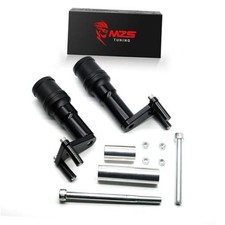 Motorcycle Frame Sliders Falling Crash Protector Guards No Cut Kits Black