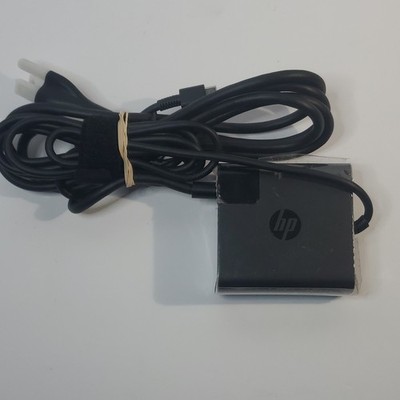 Genuine HP Power Adapter Charger TPN-AA03 for ProBook USB-C Black 65w 