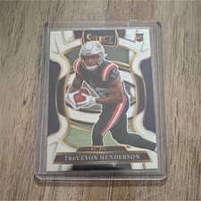 Panini 2025 Select Concourse Treveyon Henderson #78 Patriots NFL Football Card