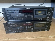 Lot Of 2 Genuine Denon DN-T625 CD Tape Player Combo