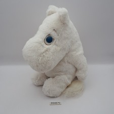 D0407C Moomin White White Sekiguchi Plush 7" Stuffed Toy Doll Japan
