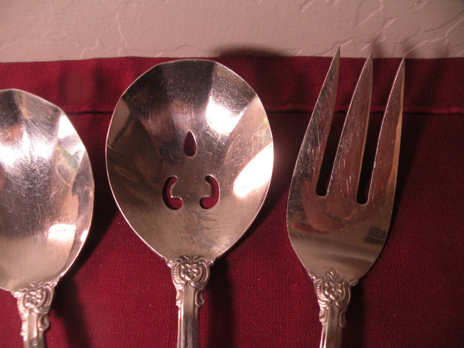 4 Serving Pieces Towle Supreme Stainless KING ARTHUR Spoons Fork Pie Server