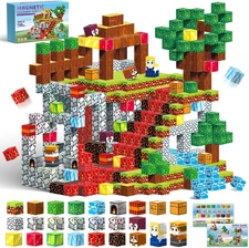 150PCS Magnetic Blocks- Magnetic Building Blocks, Magnet Cubes for Kids Toys, Se