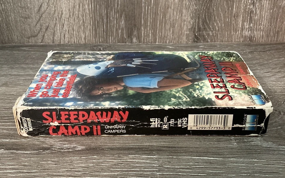 Sleepaway Camp 2 Unhappy Campers VHS Nelson Entertainment Horror 80's Slasher - Image 4 of 4