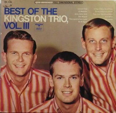 Kingston Trio Best Of The Kingston Trio, Vol. 3 NEAR MINT Capitol Vinyl LP