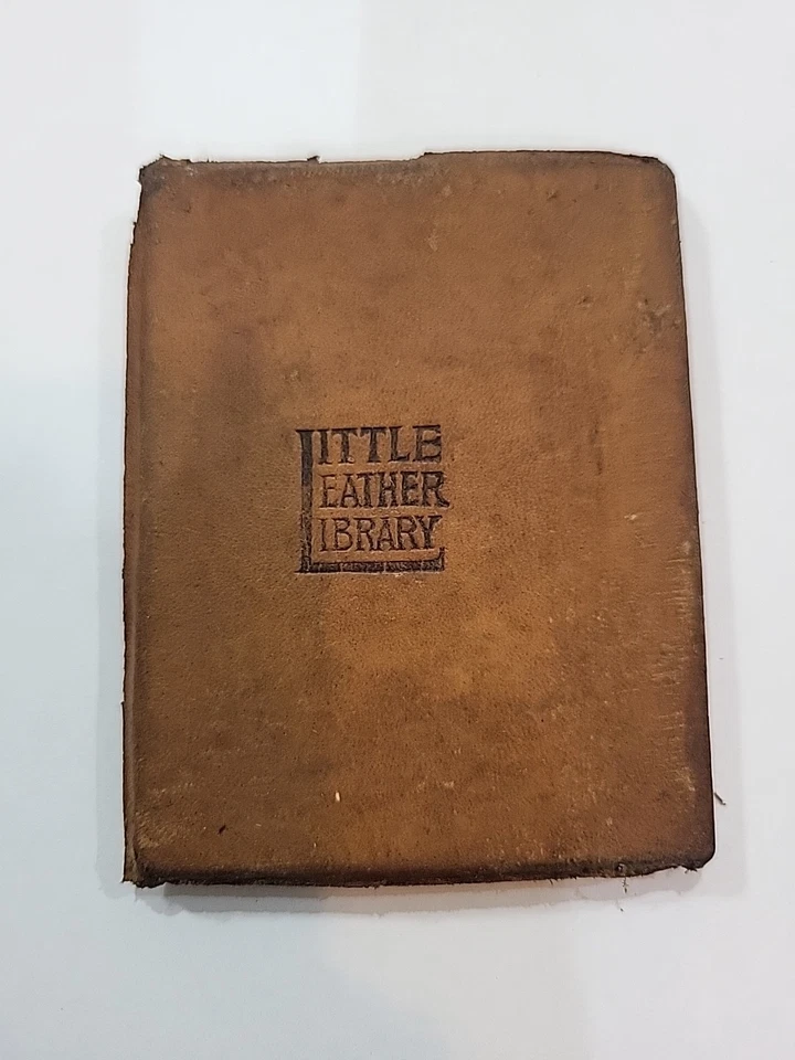 Idylls Of The King V1 Leather Cover Antique Little Library Book 1900s TENNYSON  Foto 2 de 4