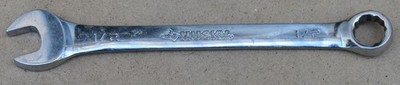 HUSKY TOOLS, 1/2'' SAE, 12-POINT, OPEN/BOX END COMBINATION WRENCH