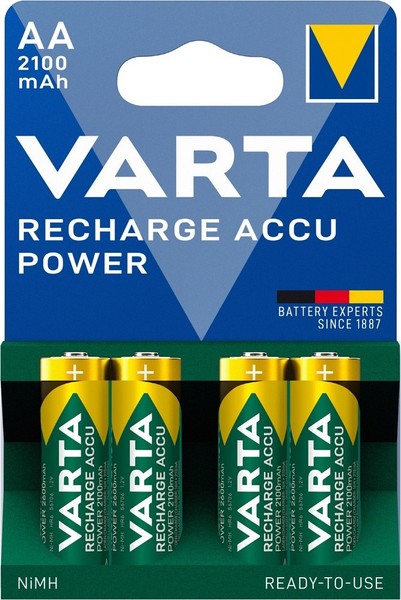 Varta Mignon Recharge Accu Power Aa 2100 Mah 4Er-image