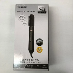 TESCOM TC565A-K Séchoir à cheveux Brosse Négatif Ion Voltage Global AC100-250V Japon