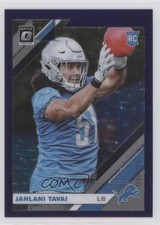 2019 Donruss Optic Rookies FOTL Purple Stars Prizm 8/25 Jahlani Tavai #120 13c1