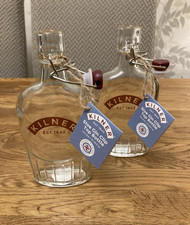 Kilner Clip Top Sloe Gin Spirit Cordial Bottles 0.3L X 2
