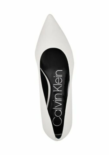 Woman's Heels Calvin Klein Danica Pump Calvin Klein Danica Heels white Size  9,5 | eBay