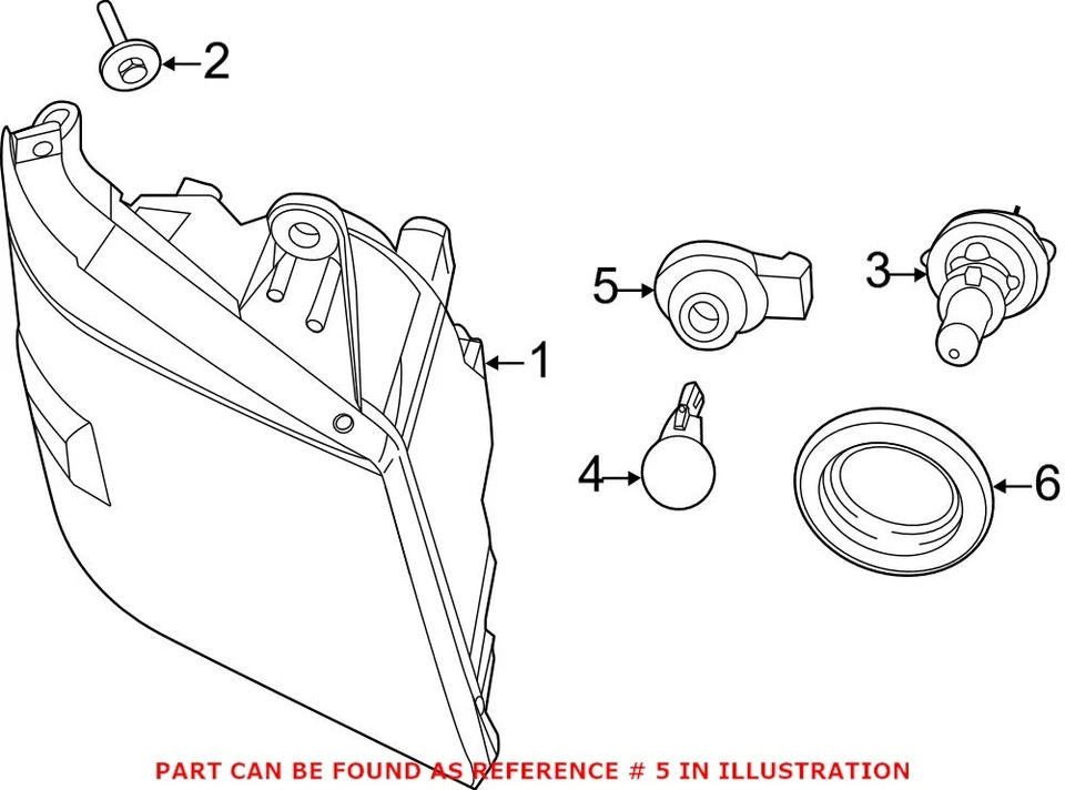 Enchufe de señal de giro y estacionamiento Mopar original para Town & Country Grand Caravan C/V Foto 3 de 3