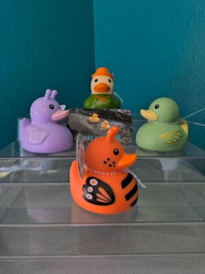 2.5'' 2025 Target Rubber Ducks -Set of 4- Scout Duck, Butterfly, Firefly, & Fairy