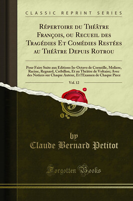 Repertoire des Teatro François oder Sammlung der Tragödien und Komödien, die im