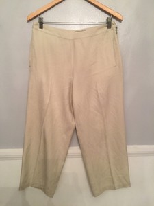 bahama capri tommy silk pants trousers pockets ivory cream