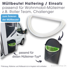 Müllbeutel Haltering , passend für Wohnmobil Roller Team Abfalleimer Mülleimer