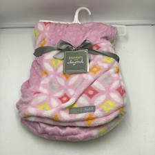 Blankets  Beyond Pink Green Baby Blanket New 2013 MInky Girls
