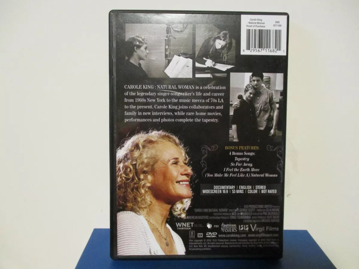 Carole King Natural Woman DVD MINT condition ED22 50