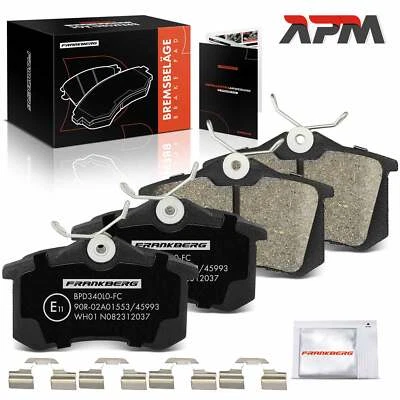 Bremsbeläge Hinten für VW Golf 5 6 Passat Caddy 3 Audi A3 A4 A6 Skoda Octavia 2