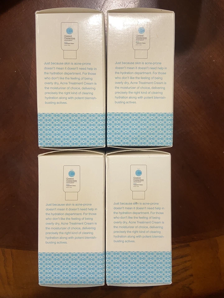 (4) PACK!!! CONTROL CORRECTIVE SKINCARE SYSTEMS ACNE TREATMENT CREAM 2.5 OZ EACH - Image 2 of 4