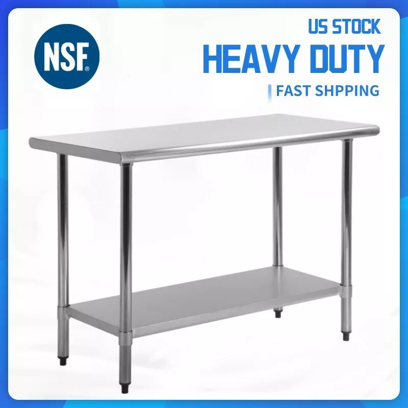 Stainless steel online table ebay