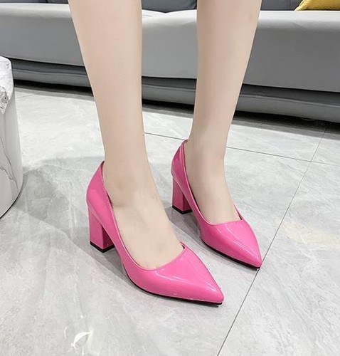 Women's Pointed Toe Slip-On Heels Fashion Party Dress Shoes Plus Size | eBay