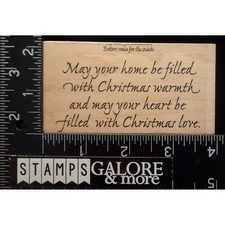 My Sentiments Exactly Rubber Stamps V125-10 BOTTOM INSIDE HOME BE FILLED 496