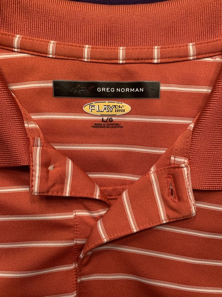 Polos de golf para hombre, Greg Norman/Izod, lote de 3, talla grande, melocotón, naranja, púrpura Foto 2 de 4