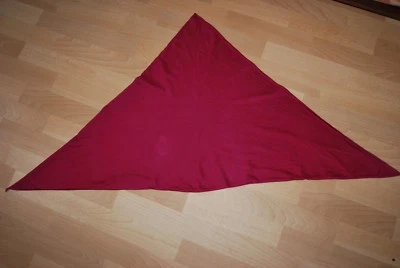 CHRISTIAN DIORS Foulard ou Châle vintage des années 1970 en coton tricot fushia - Photo 1/4