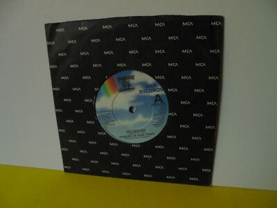 SINGLE 7'' - TYGERS OF PAN TANG - HELLBOUND - DON'T GIVE A DAMN